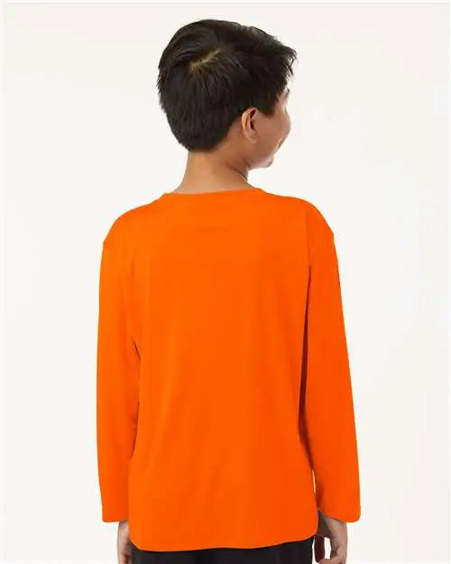Allpro 48400y Pro-lock Youth Performance Long Sleeve T-shirt - Neon Orange