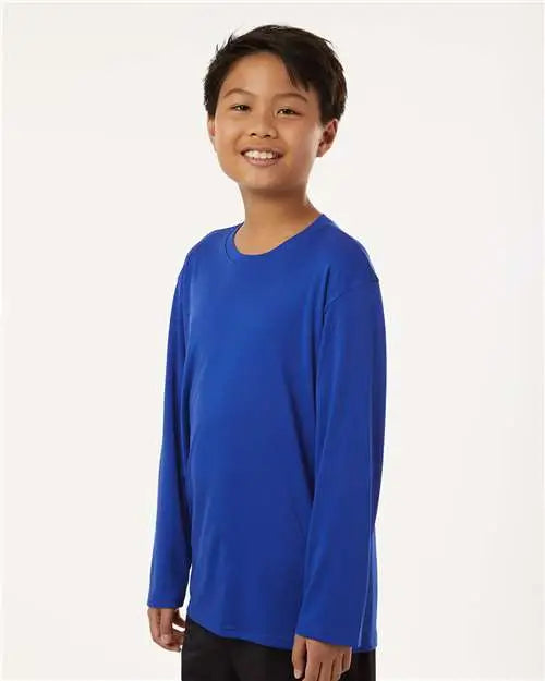 Allpro 48400y Pro-lock Youth Performance Long Sleeve T-shirt - Royal