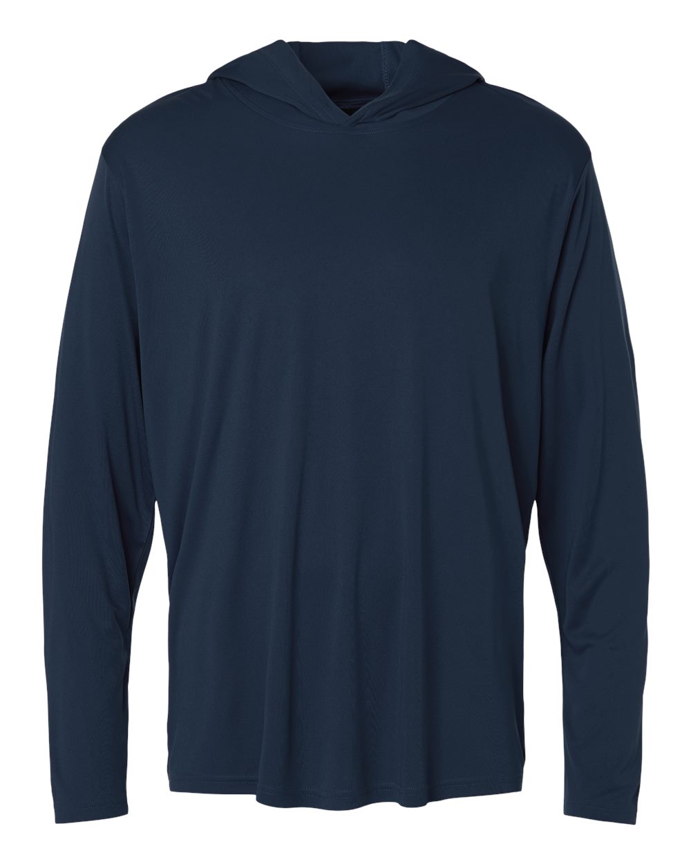 Allpro 48510 Unisex Pro-lock Performance Hooded Long Sleeve T-shirt - Navy