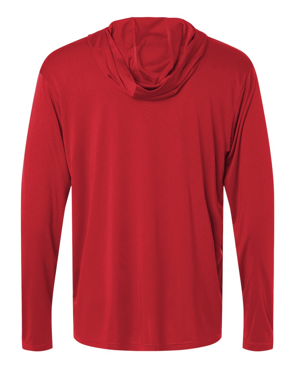 Allpro 48510 Unisex Pro-lock Performance Hooded Long Sleeve T-shirt - Red