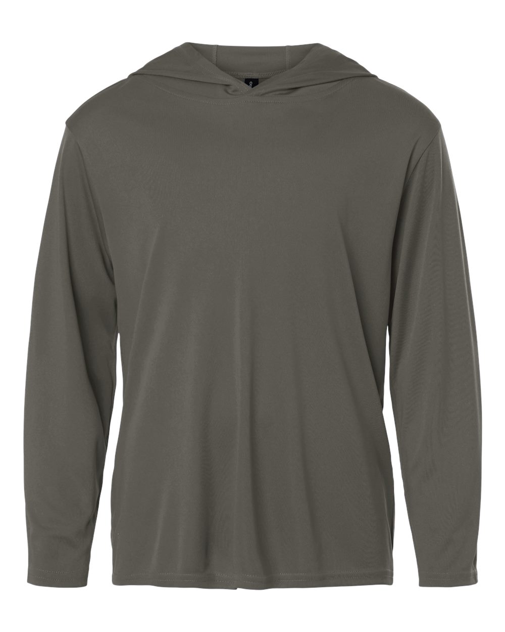 Allpro 48510y Youth Pro-lock Performance Hooded Long Sleeve T-shirt - Charcoal