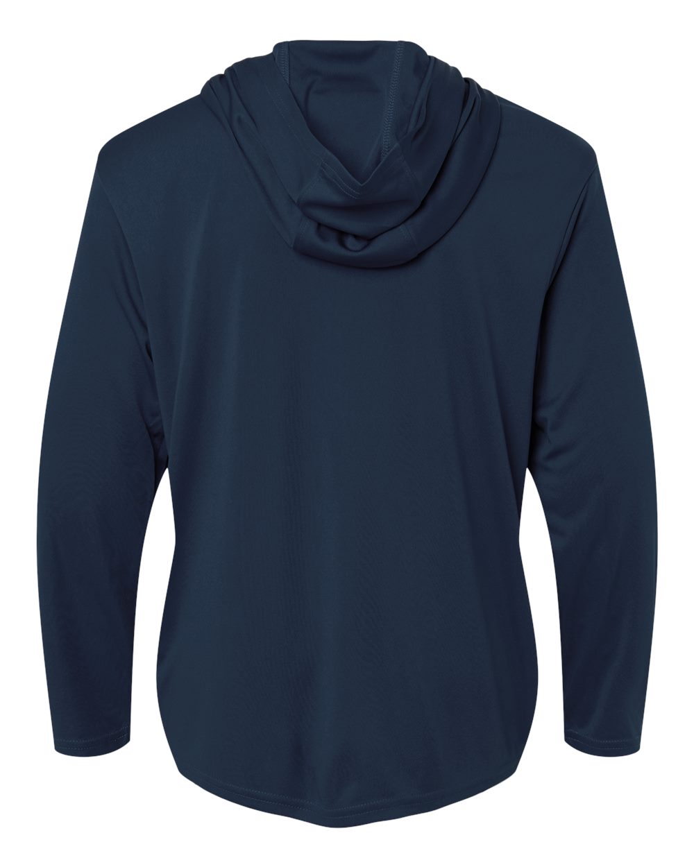 Allpro 48510y Youth Pro-lock Performance Hooded Long Sleeve T-shirt - Navy