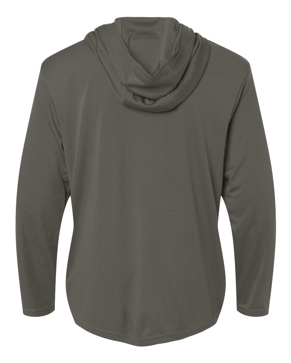 Allpro 48510y Youth Pro-lock Performance Hooded Long Sleeve T-shirt - Charcoal