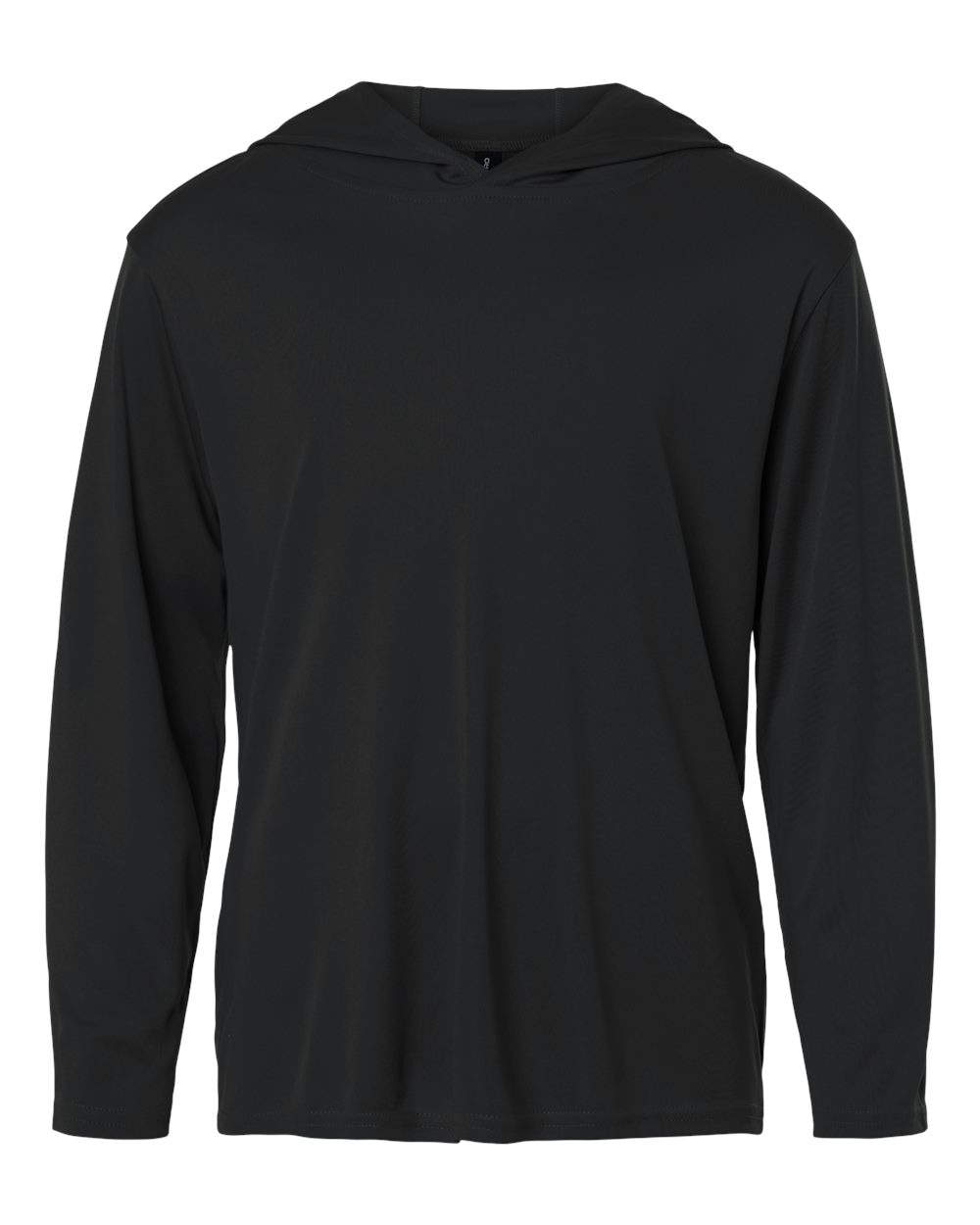 Allpro 48510y Youth Pro-lock Performance Hooded Long Sleeve T-shirt - Black