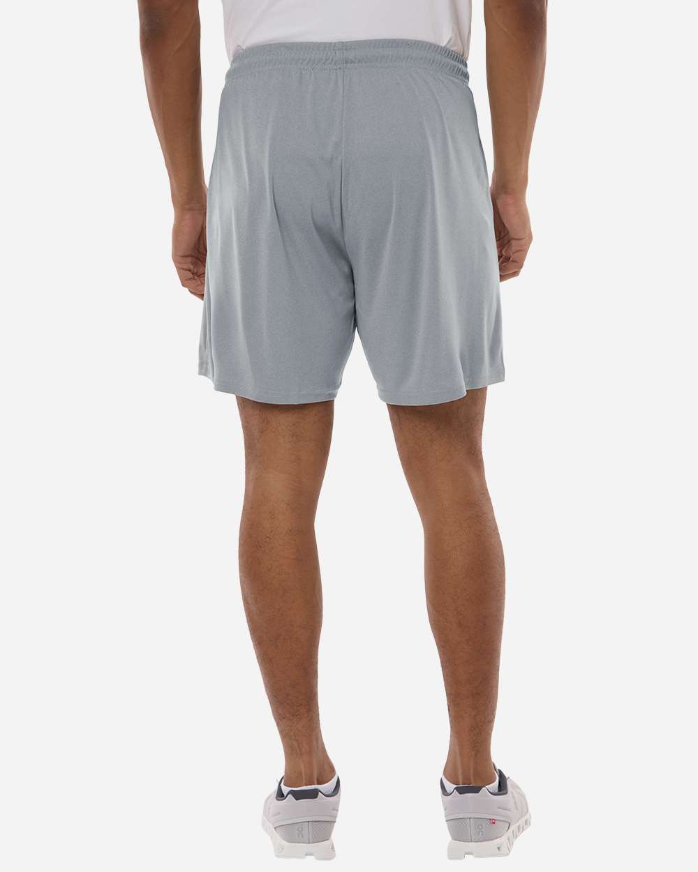 Allpro 48sh0 Men’s Pro-lock Performance 7’’ Shorts with Pockets - Heather Steel