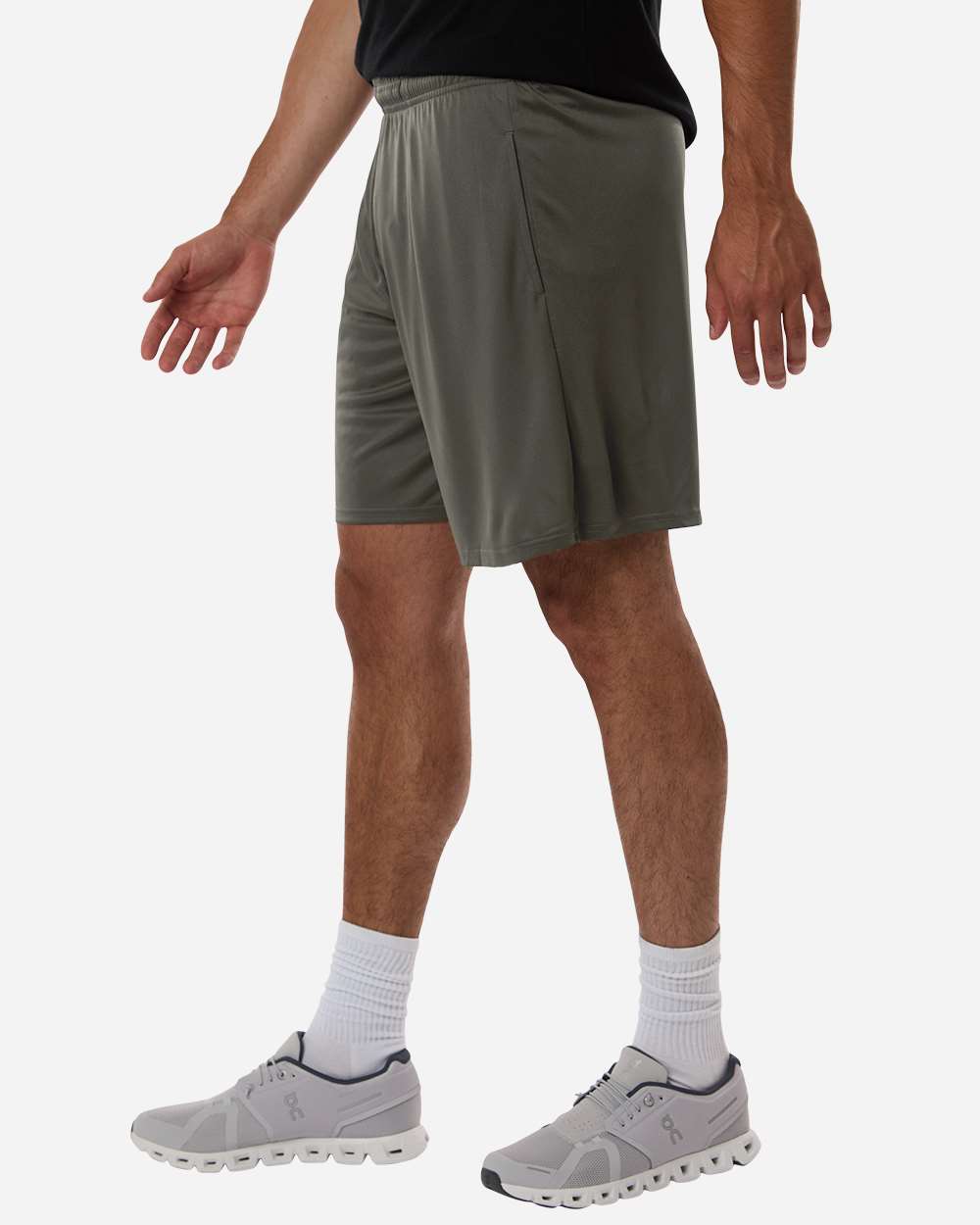 Allpro 48sh0 Men’s Pro-lock Performance 7’’ Shorts with Pockets - Charcoal