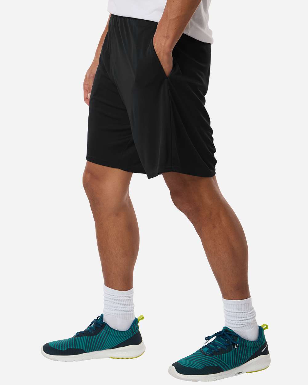 Allpro 48sh0 Men’s Pro-lock Performance 7’’ Shorts with Pockets - Black