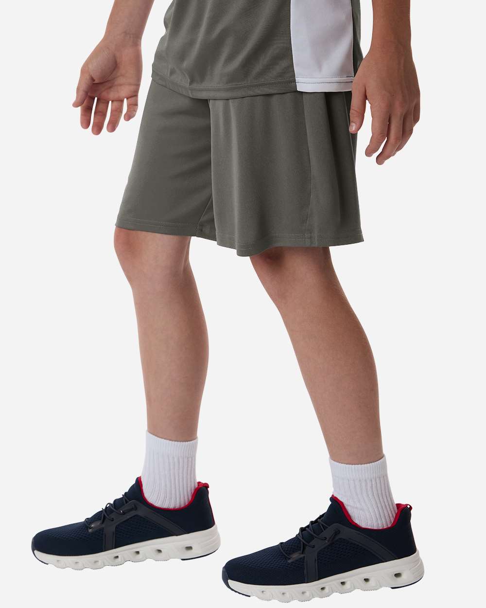 Allpro 48sh0y Youth Pro-lock Performance 7’’ Shorts with Pockets - Charcoal
