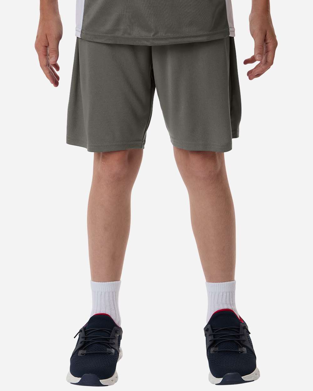 Allpro 48sh0y Youth Pro-lock Performance 7’’ Shorts with Pockets - Charcoal