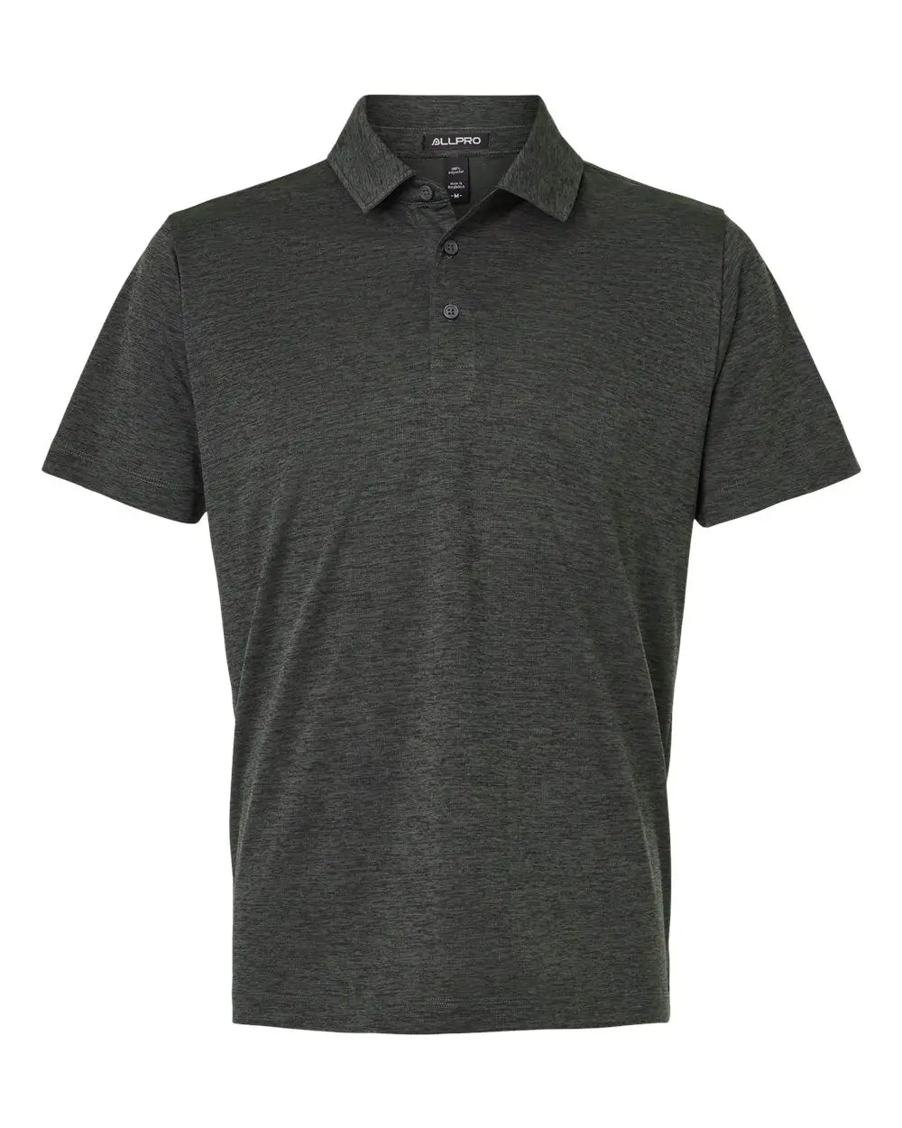 Allpro 4hm00 Performance Mãlange Polo - Black Melange