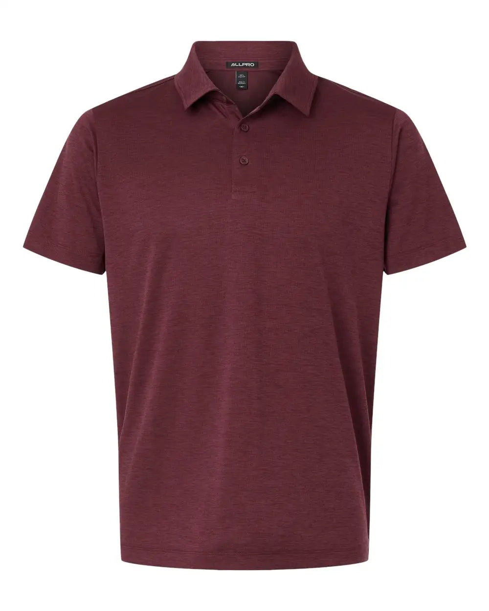 Allpro 4hm00 Performance Mãlange Polo - Maroon Melange