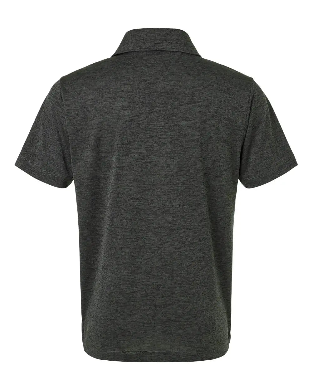 Allpro 4hm00 Performance Mélange Polo - Black Melange - Adult Xs