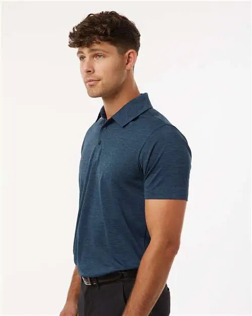 Allpro 4hm00 Performance Mélange Polo - Navy Melange