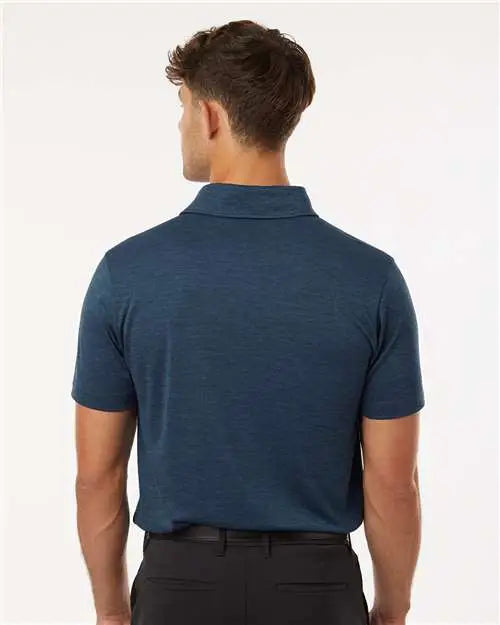 Allpro 4hm00 Performance Mélange Polo - Navy Melange