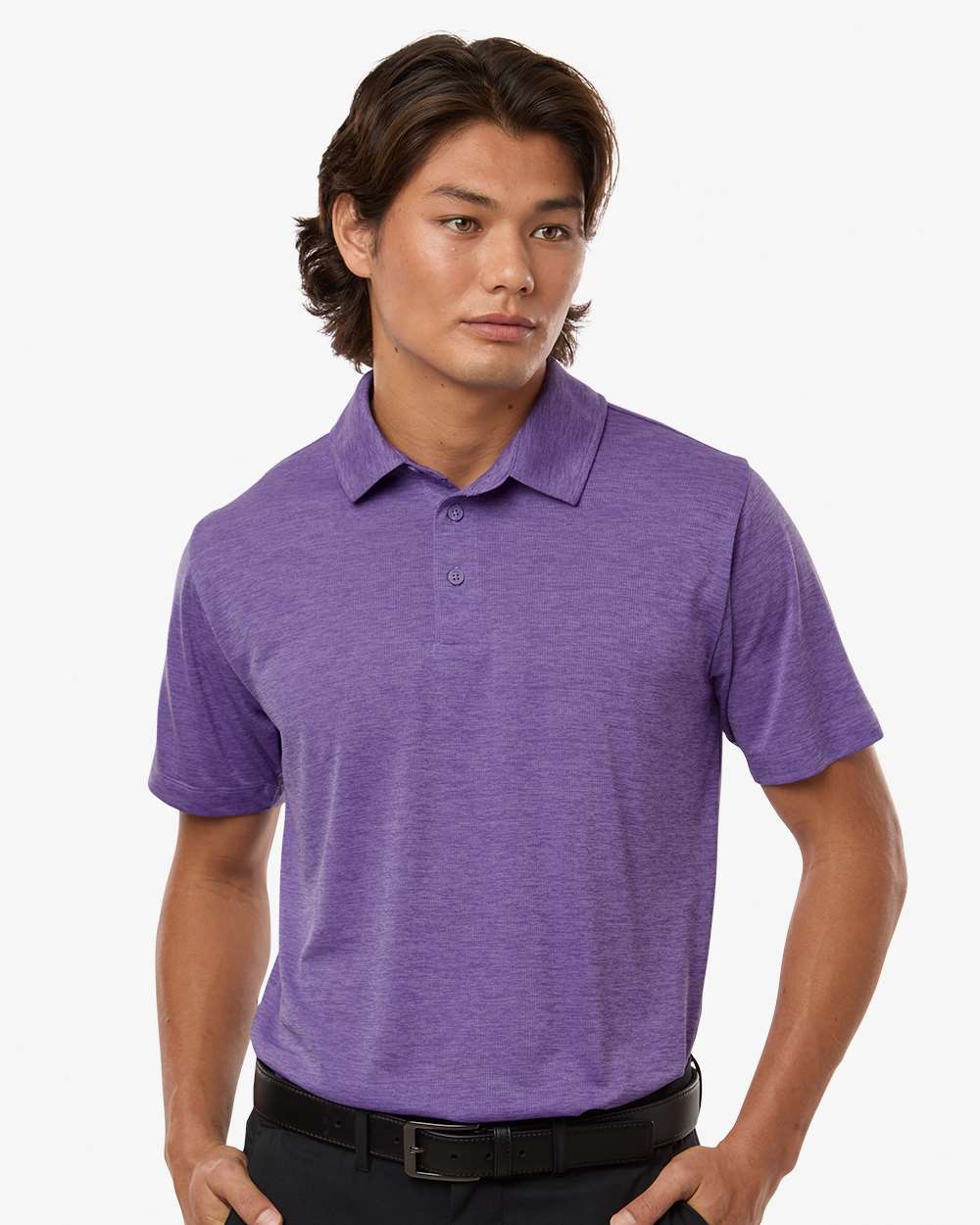 Allpro 4hm00 Performance Mélange Polo - Violet Melange
