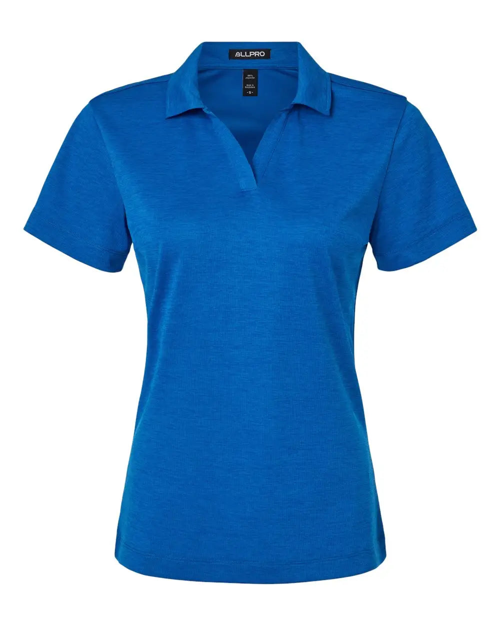 Allpro 4hm00l Women’s Performance Mãlange Polo - Royal Melange