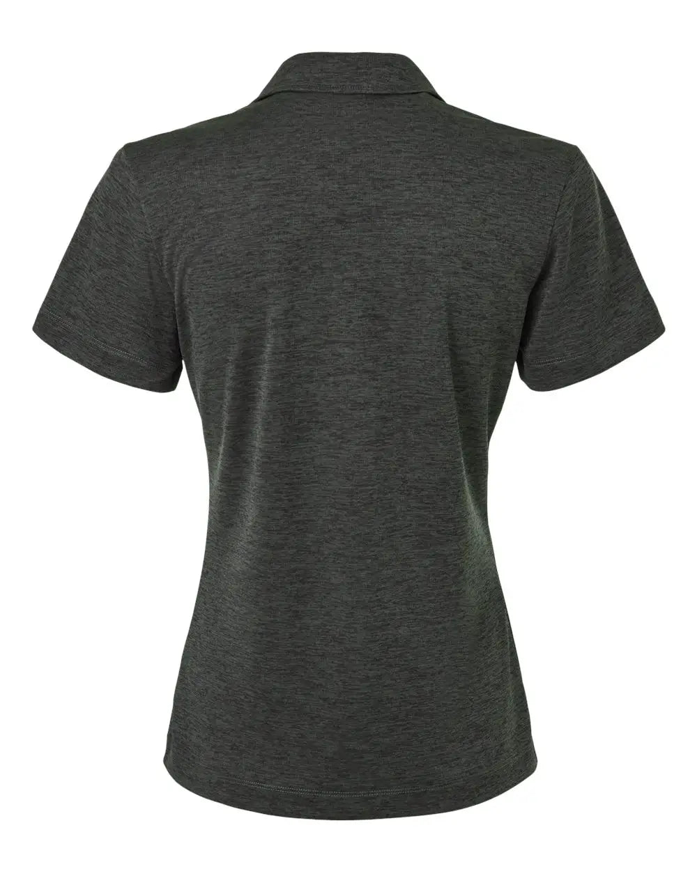 Allpro 4hm00l Women’s Performance Mélange Polo - Black Melange