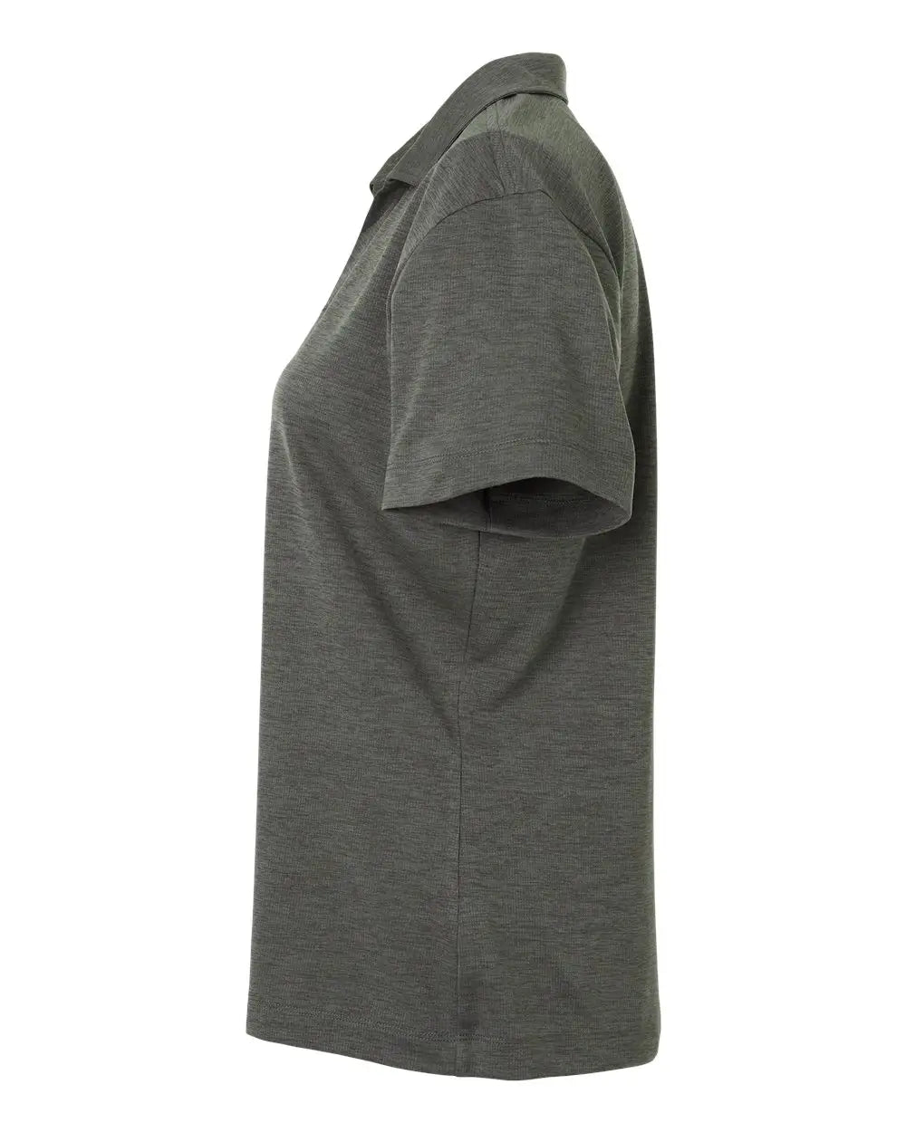 Allpro 4hm00l Women’s Performance Mélange Polo - Charcoal Melange