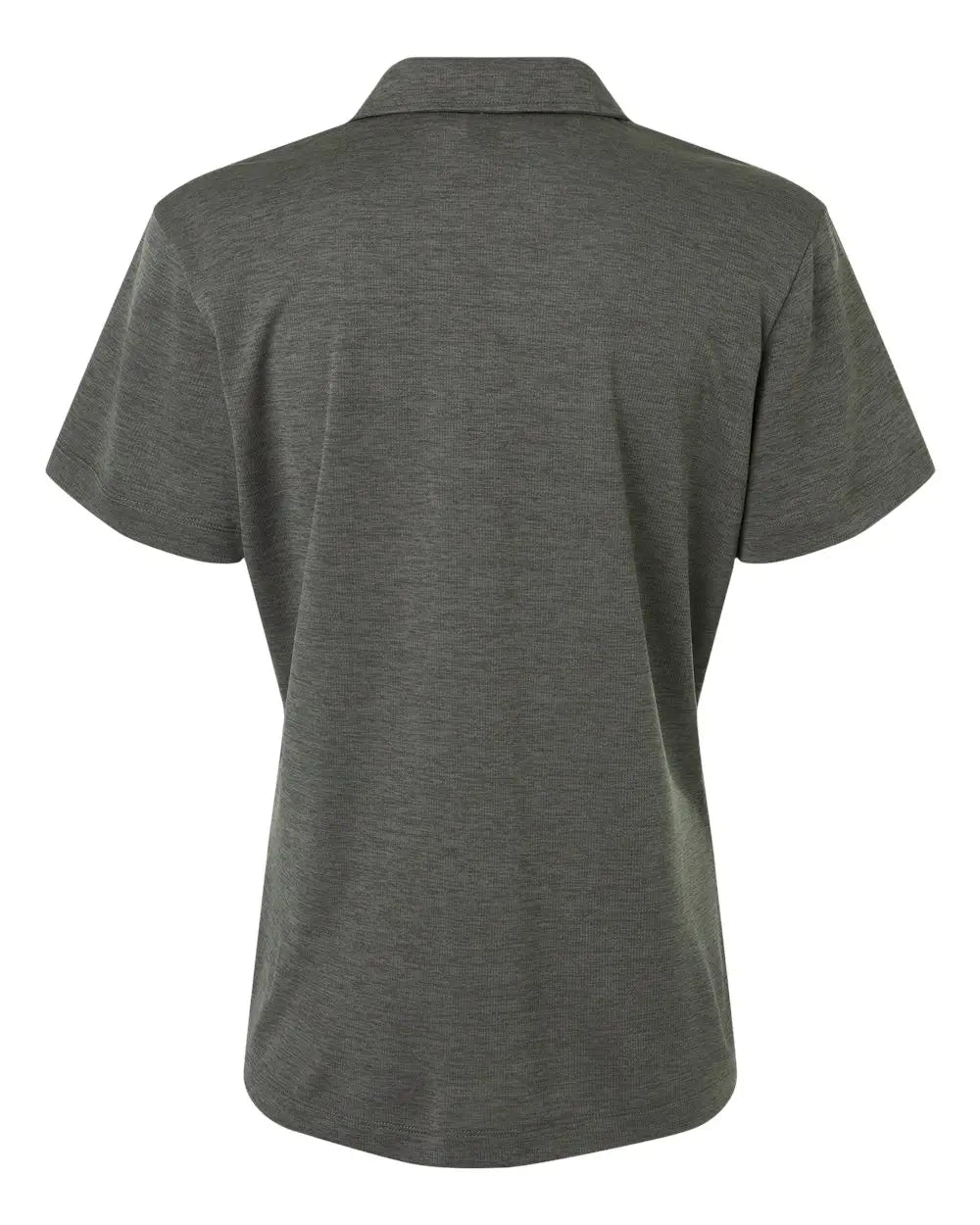 Allpro 4hm00l Women’s Performance Mélange Polo - Charcoal Melange
