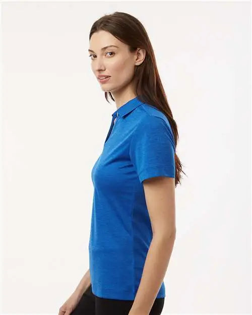 Allpro 4hm00l Women’s Performance Mélange Polo - Royal Melange