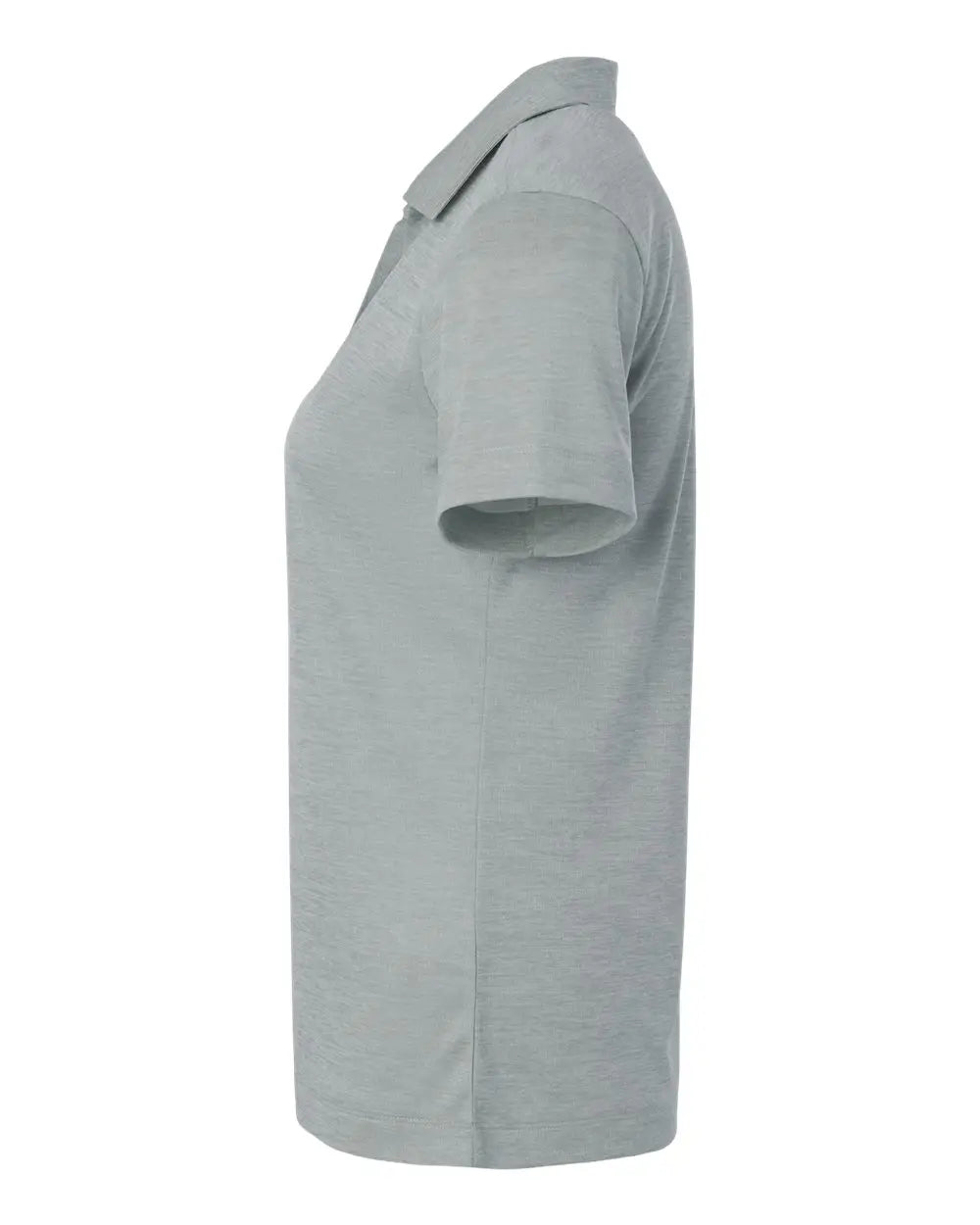 Allpro 4hm00l Women’s Performance Mélange Polo - Silver Melange
