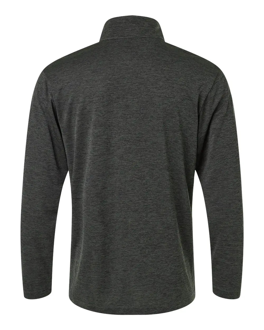 Allpro 4hm700 Performance Mãlange Quarter-zip Pullover - Black Melange