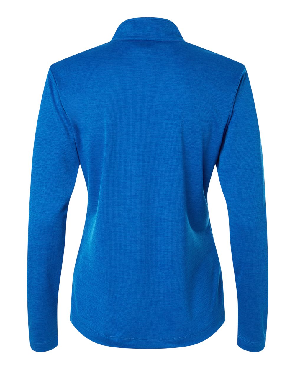 Allpro 4hm70l Women’s Pro-lock Performance Mélange Quarter-zip Pullover - Royal Melange