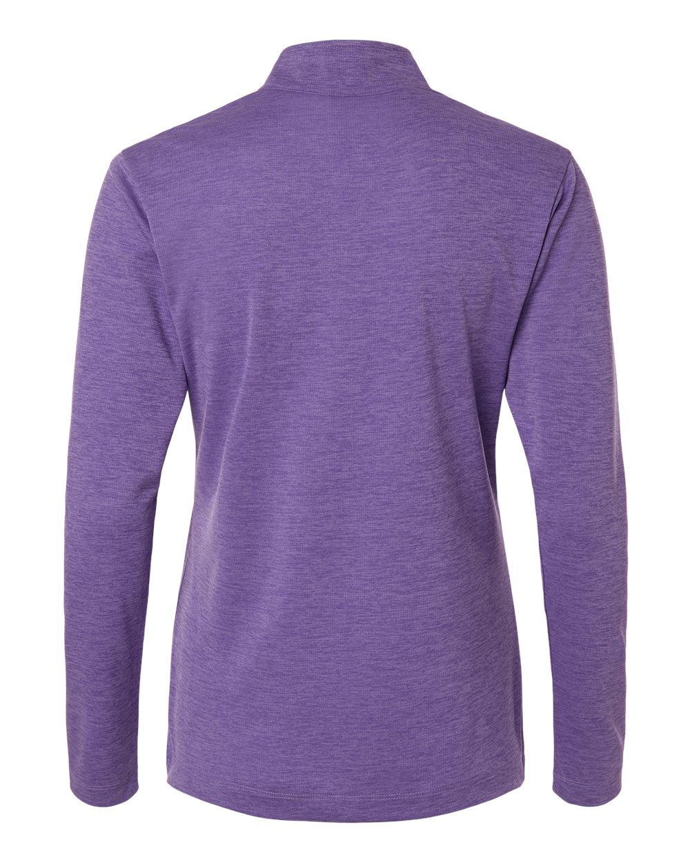 Allpro 4hm70l Women’s Pro-lock Performance Mélange Quarter-zip Pullover - Violet Melange
