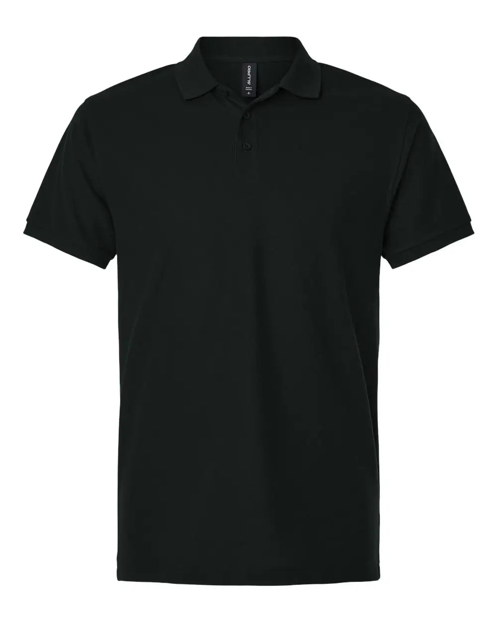 Allpro 62800 Pique Polo - Black - Adult Xs