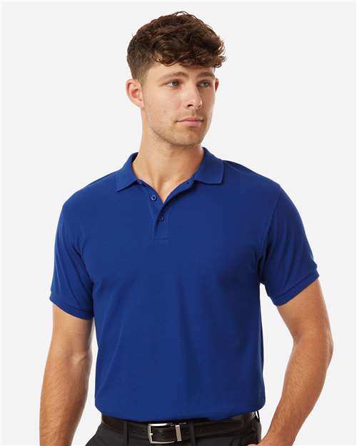 Allpro 62800 Pique Polo - Heather Royal