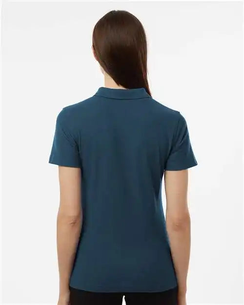 Allpro 62800l Women’s Pique Polo - Atlantic Blue