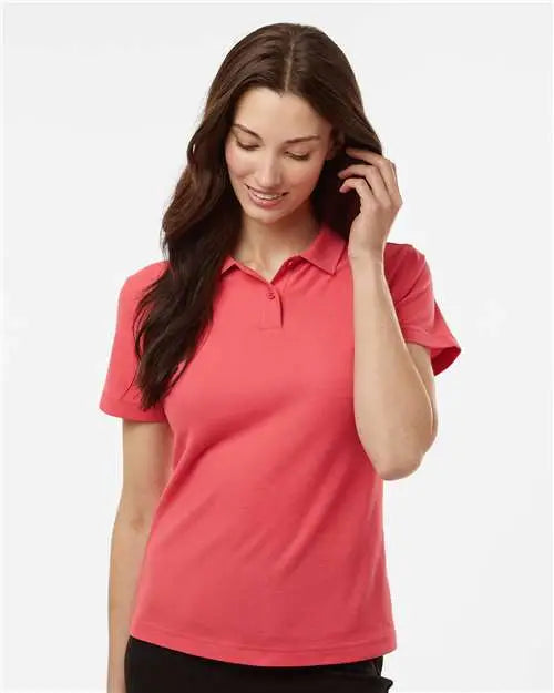 Allpro 62800l Women’s Pique Polo - Coral