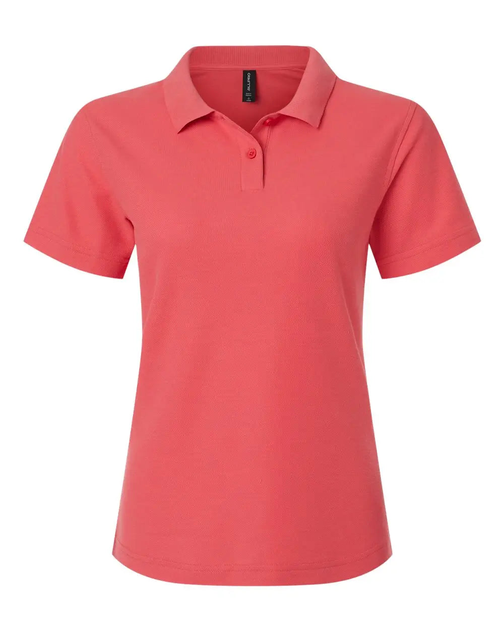 Allpro 62800l Women’s Pique Polo - Coral - Ladies s