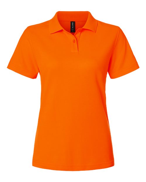 Allpro 62800l Women’s Pique Polo - Deep Orange