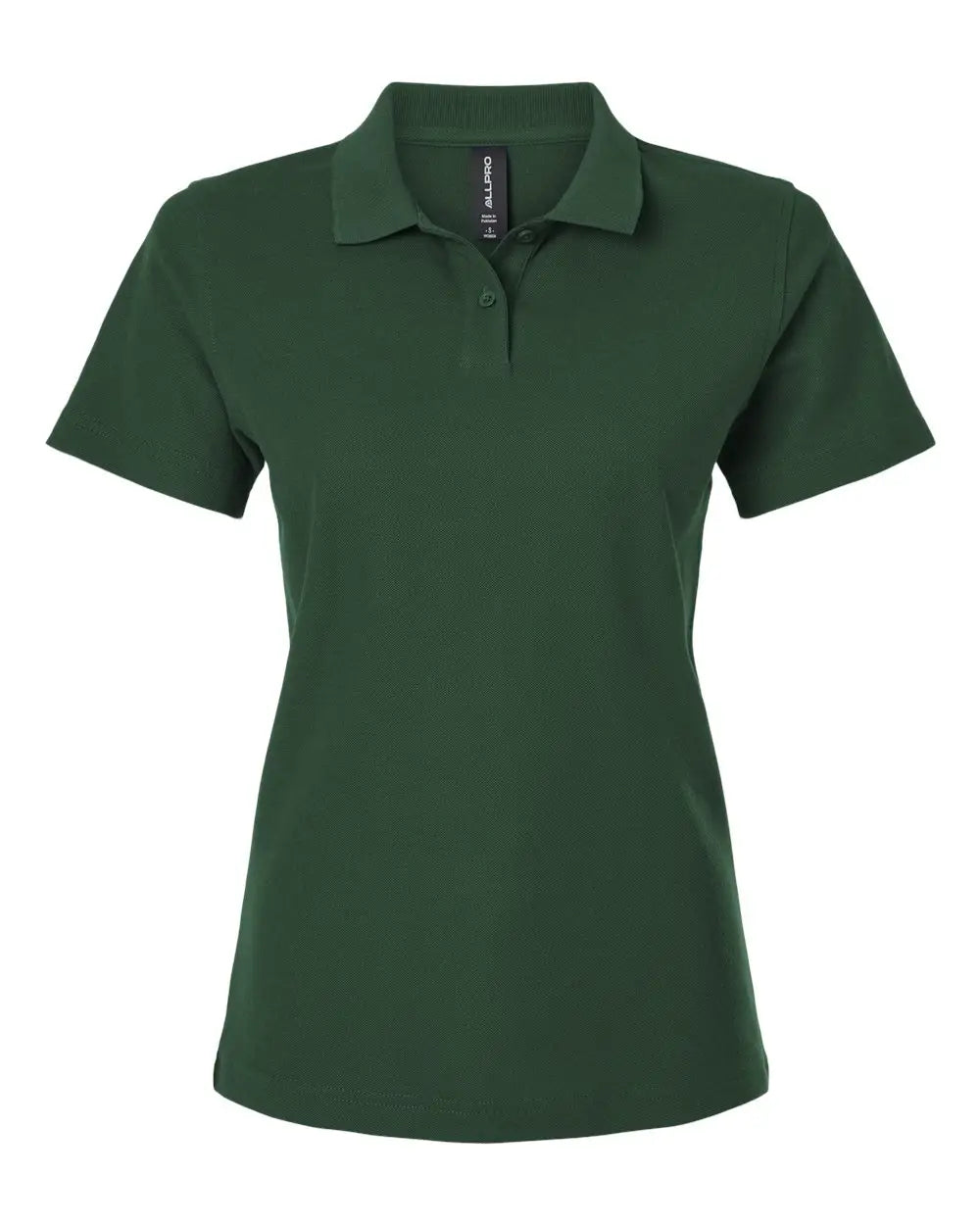 Allpro 62800l Women’s Pique Polo - Forest Green - Ladies s