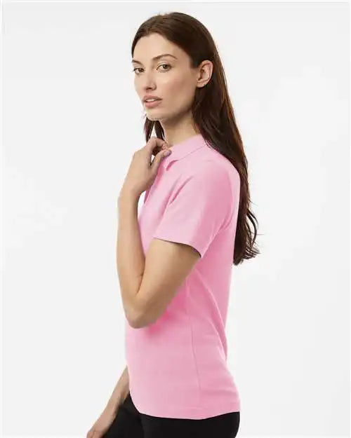 Allpro 62800l Women’s Pique Polo - Light Pink