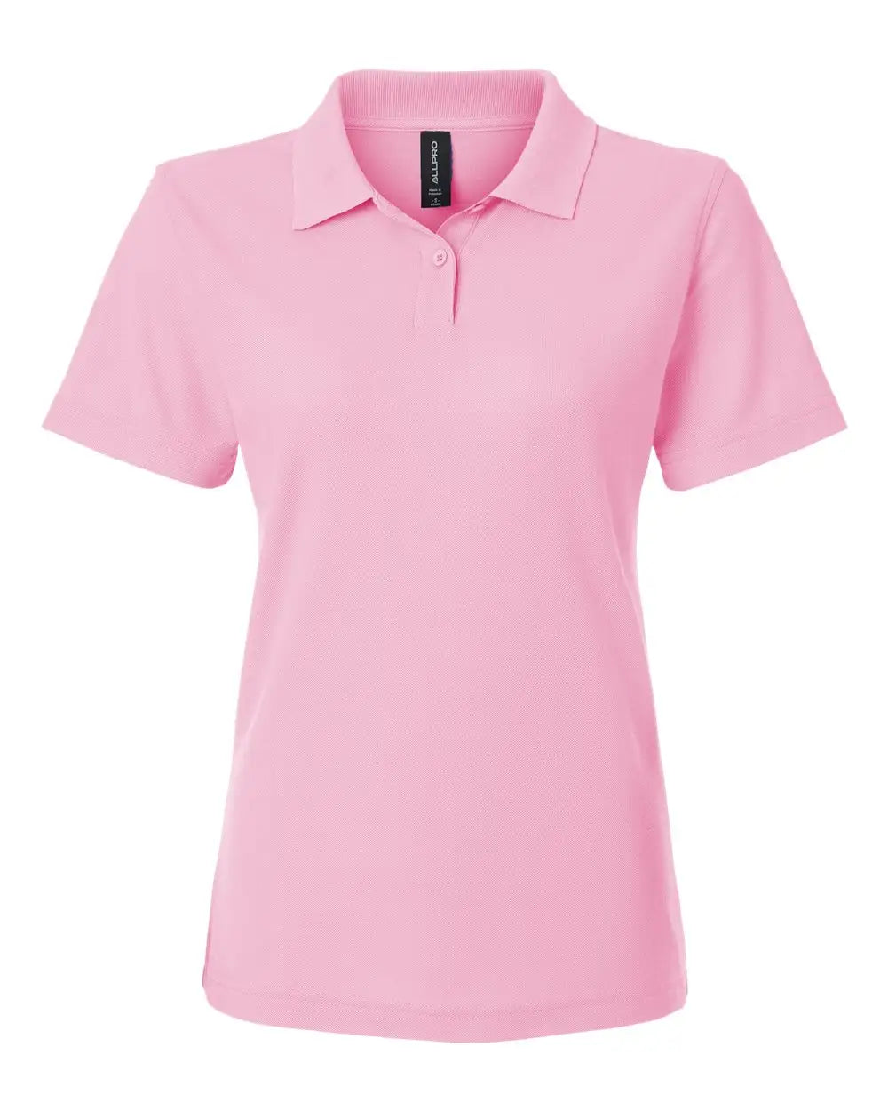 Allpro 62800l Women’s Pique Polo - Light Pink - Ladies s