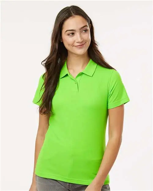 Allpro 62800l Women’s Pique Polo - Lime