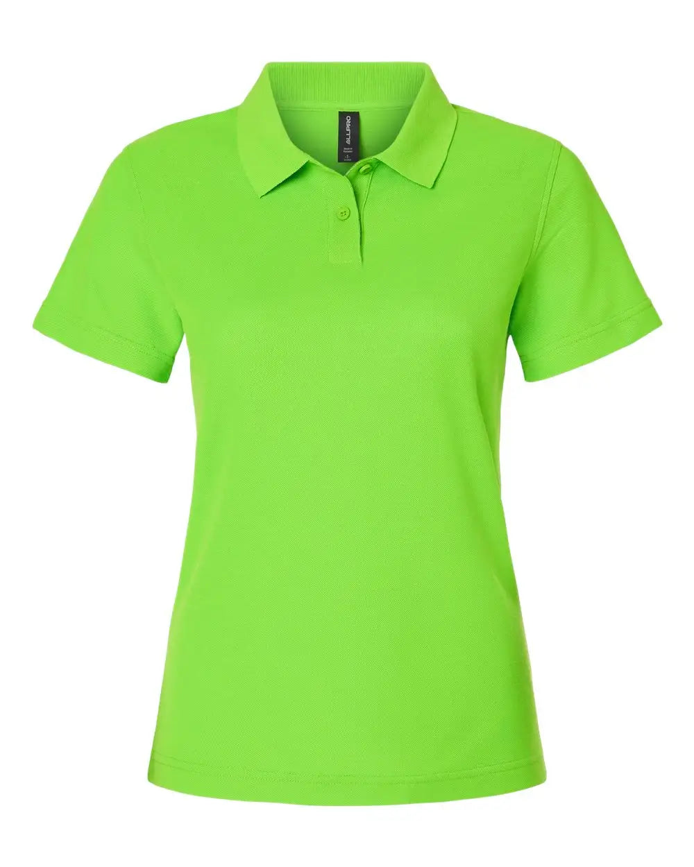Allpro 62800l Women’s Pique Polo - Lime - Ladies s