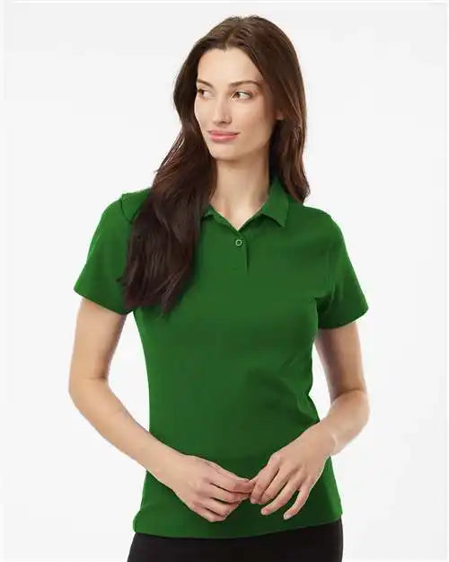 Allpro 62800l Women’s Pique Polo - Olive Green