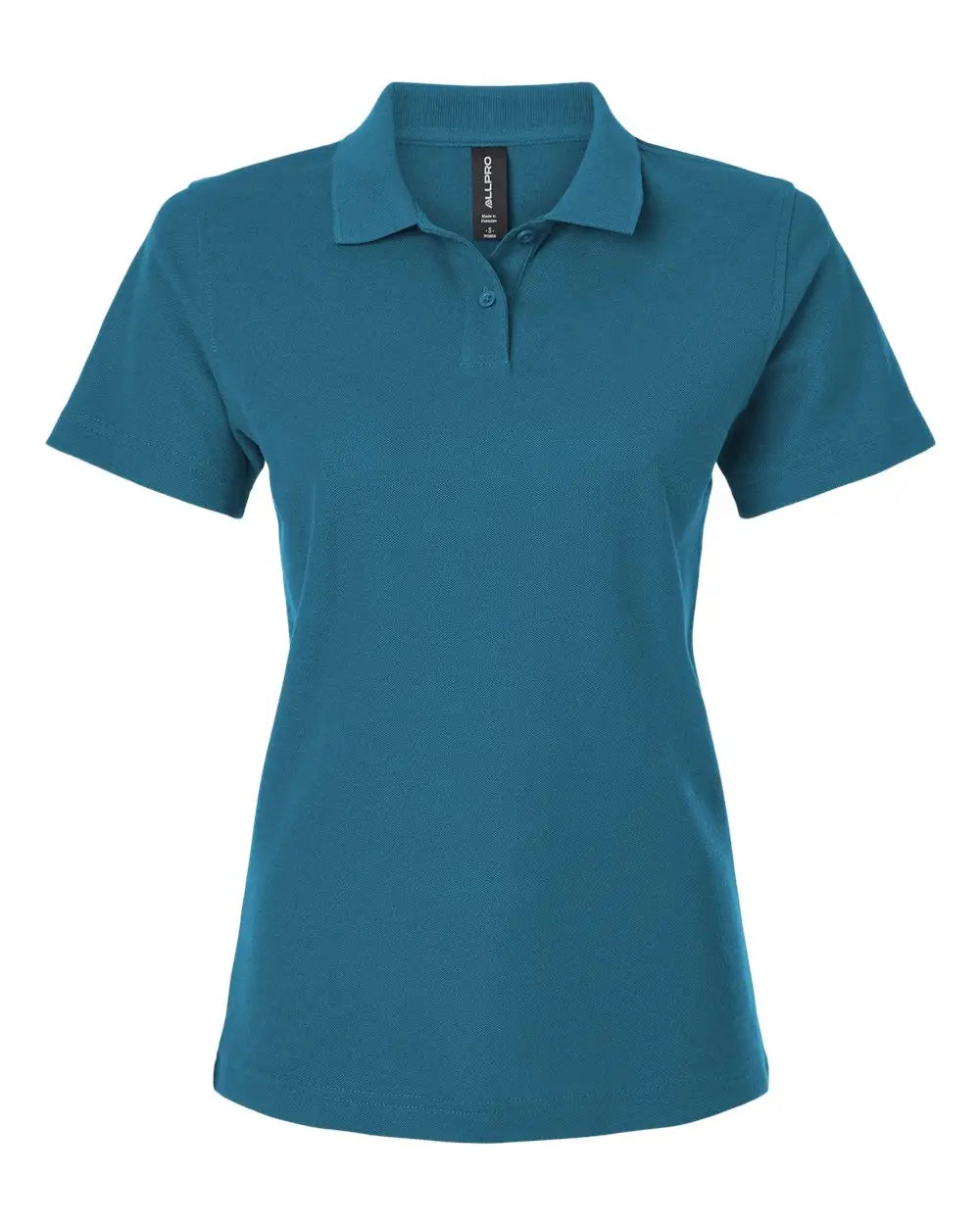 Allpro 62800l Women’s Pique Polo - Pacific Blue