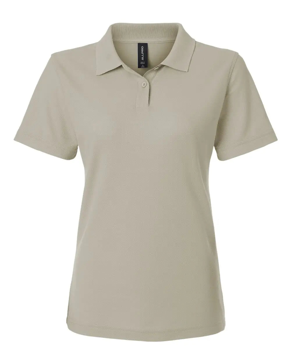 Allpro 62800l Women’s Pique Polo - Sand - Ladies s