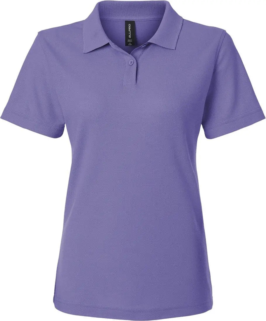 Allpro 62800l Women’s Pique Polo - Violet