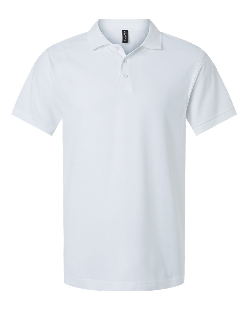 Allpro 62800t Men’s Tall Pique Polo - White