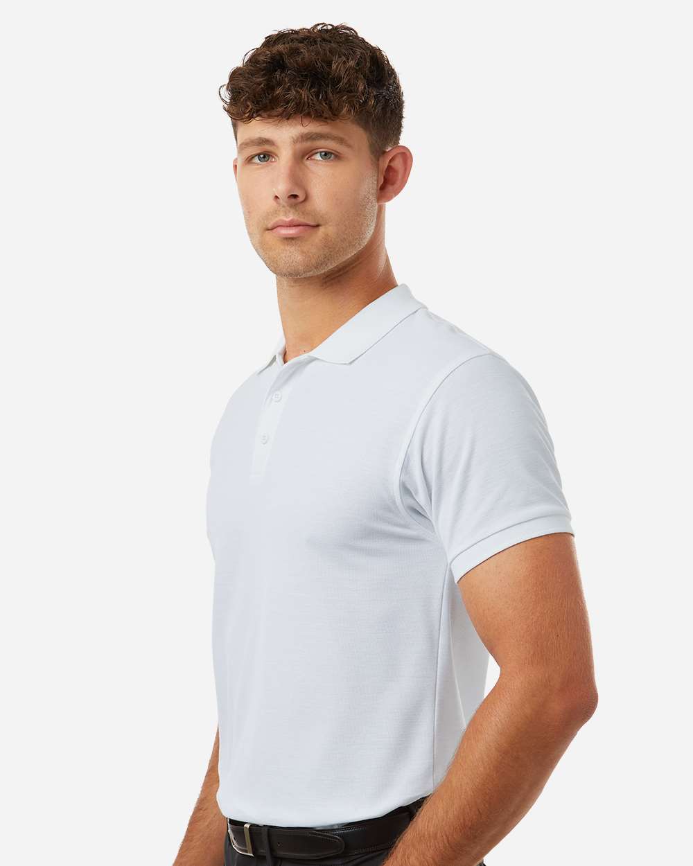 Allpro 62800t Men’s Tall Pique Polo - White