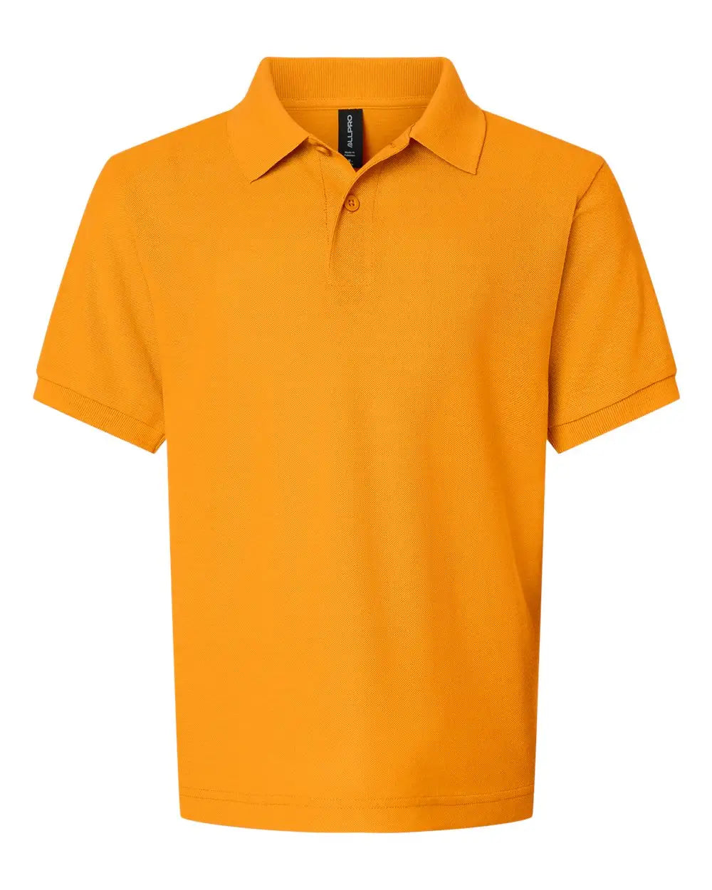 Allpro 62800y Youth Pique Polo - Gold - Xs
