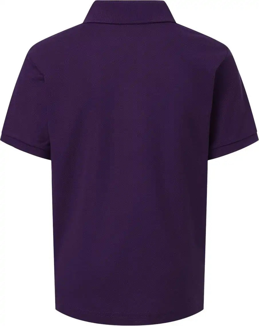 Allpro 62800y Youth Pique Polo - Purple - Xs