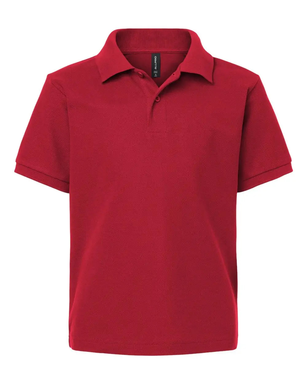 Allpro 62800y Youth Pique Polo - Red - Xs