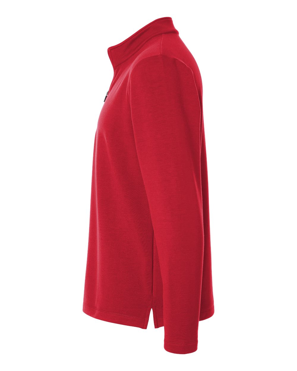Allpro Stf870 Men’s Stretch Quarter-zip Fleece Pullover - Red