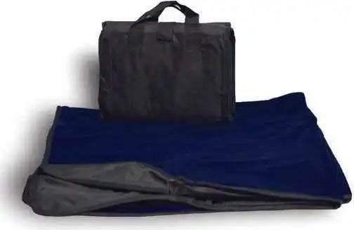 Alpine Fleece 8701 Polyester Nylon Picnic Blanket - Navy - one Size Fits Most